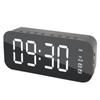 Mirror Surface Alarm Clock Bluetooth Speaker Digital Wireless Alarm Clock Bluetooth Speaker for