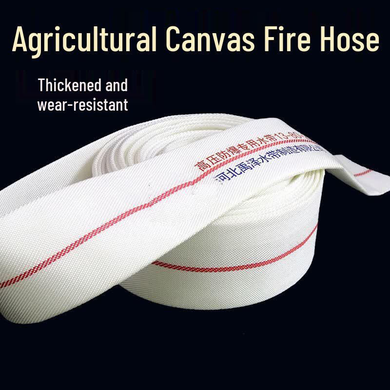 Gaozhe 4-inch 100m Canvas Agricultural & Fire Hose
