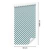 Checkerboard wallpaper turquoise, harmonious arrangement 50x1000