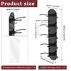 4Pcs Side Mount Coffee Pod Holder Space Saving Capsule Organizer Wall or Machine Mounted Storage Rack with Adhesive for Home