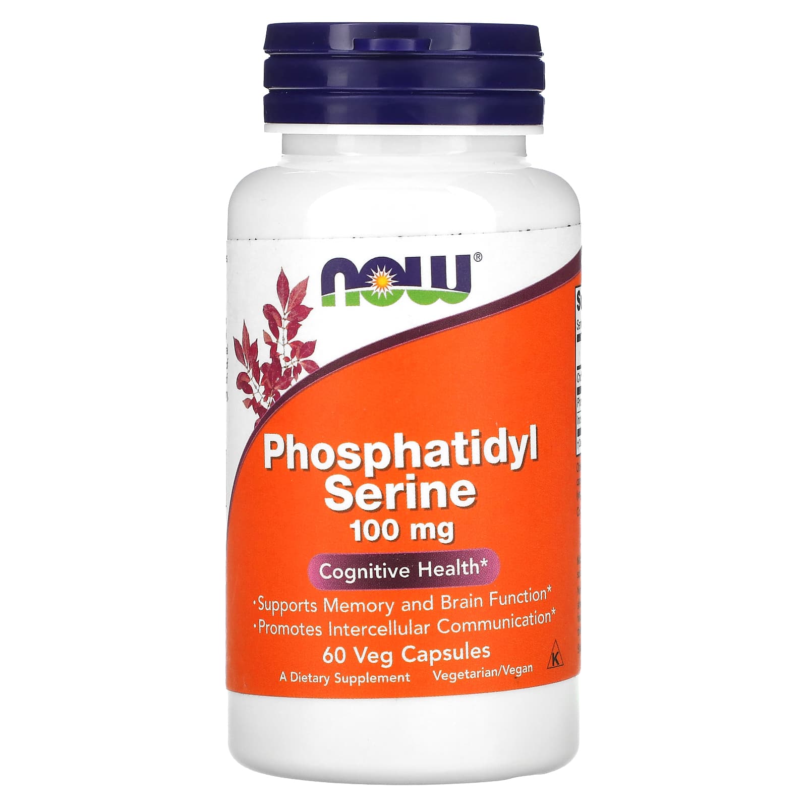 

Phosphatidylserine, 100Mg, 60 Veggie Caps