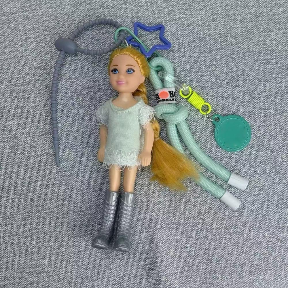 Ciepły Codzienny Wisiorek Księżniczki Brelok Ozdoba do Zawieszenia na Plecaku DIY Urok do Ubrań Torby Brelok do Kluczy Samochodowych Dekoracja Torby Dla Lalki