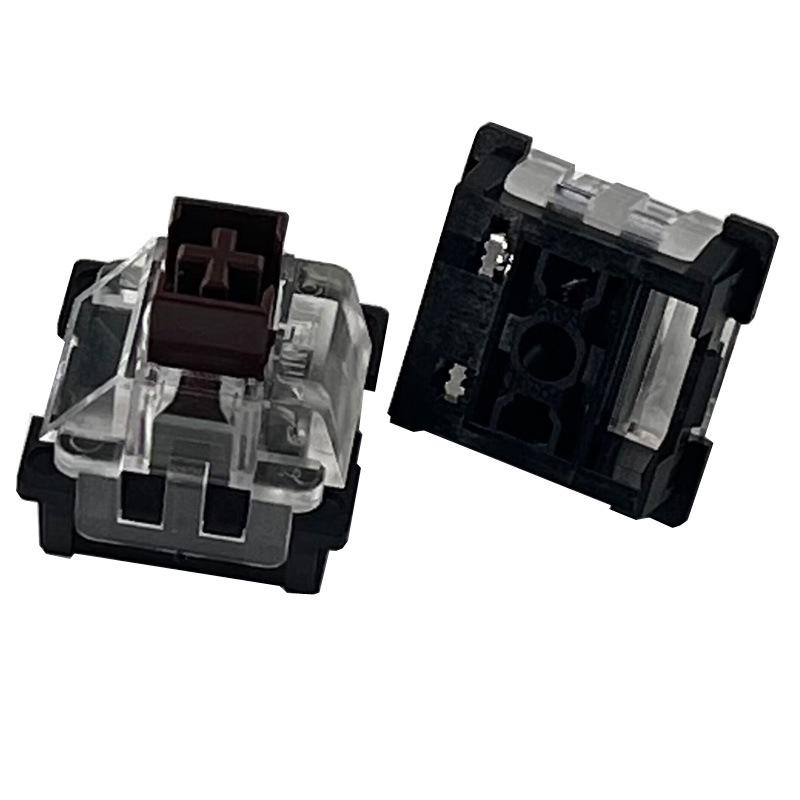 Three-Legged Mechanical Keyboard Switch: Dustproof Black, Red, Brown, Blue, Cross Key, Magnetic Options