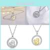 Elegant Zirconia Round Mother And Child Theme Jewelry For Mother's Day Gift In Gold And Silver