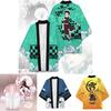 Unisex Demon Slayer Top Kamado Tanjiro Agatsuma Zenitsu Cosplay Costume S-3xl