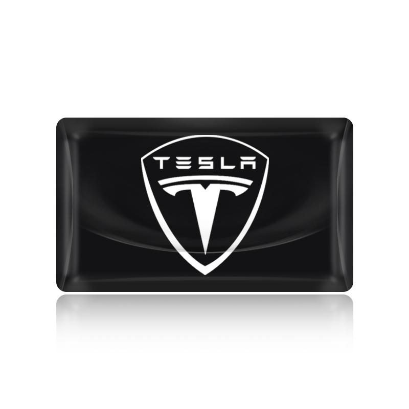 2/5/10 Stück Kohlefaser Lenkrad Auto Logo Emblem 3D Aufkleber Für Tesla Model 3 Model X Y Style Roadster Autozubehör