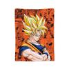 Super Saiyan DBZ Blankets Fleece Summer Air Conditioning Multifunction Throw Blankets for Bedding Bedroom Bedding Throws
