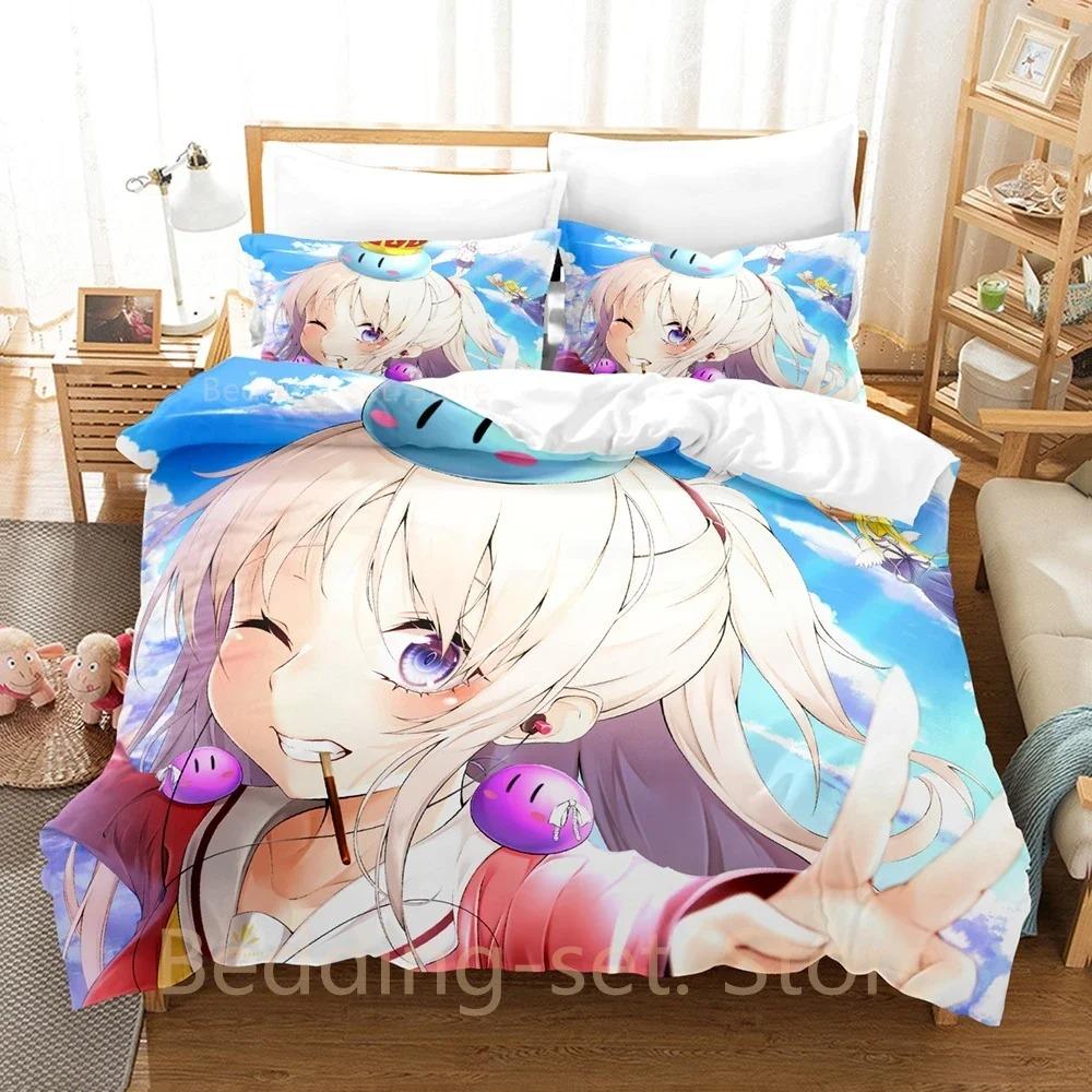 Neues Dango Clannad Bettwäsche-Set Einzelbett Twin Full Queen King Size Bettset Erwachsener Kind Schlafzimmer Bettbezug-Sets Anime Bettlaken-Set
