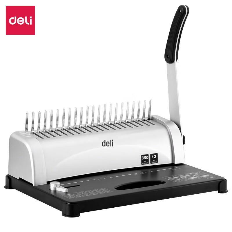 Deli 21-Hole Manual Comb Binding Machine