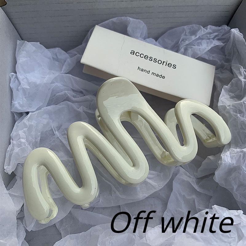 

Новые красочные желейные волнистые заколки для волос, женские, для девочек, модный дизайн, корейские милые, простые, нестандартные заколки для волос, головные уборы, аксессуары для волос покинуть белый