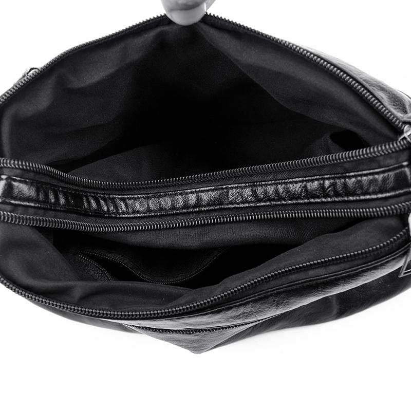 PU Multi-compartment Shoulder Bag Multi-pocket Women's Crossbody Bag Mother Bag