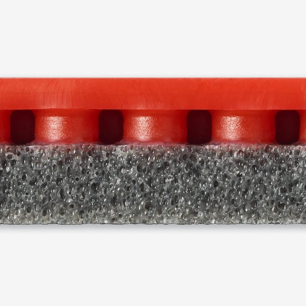 Butterfly Table Tennis Rubber, Made In Japan, Glazer, Inverted Soft, High Tension, Red (006), Extra Thick, 06100