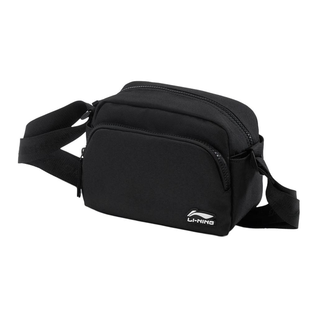 New LiNing Sports Life Collection Polyester Shoulder Bag, Crossbody Bag Regular Unisex Black ABDU203-1