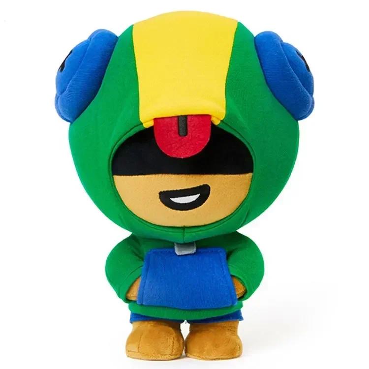 

Brawl Plush Spike Shelly Clot Leon Poco Stars Мягкие игрушки Подушки Куклы Игровые персонажи Для детей Подарки на день рождения 20cm-28cm