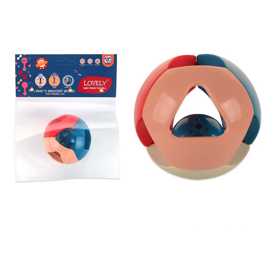 

Soothing Rattle Toy for Newborns & Toddlers, 0-1 Year, Boilable, Lullaby Play, Educational Grab Ball 8x8x8cm