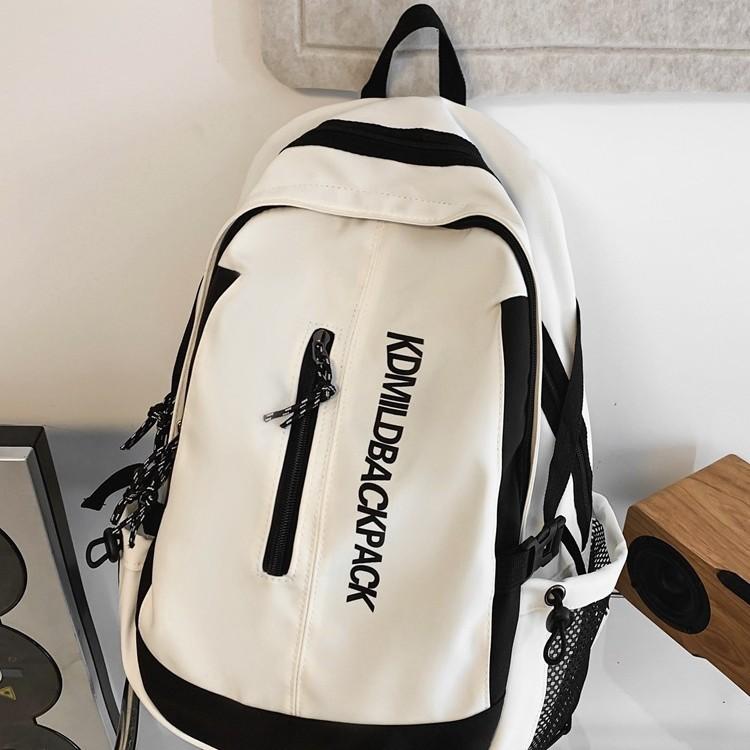 Schulranzen Hong Kong Stil Lässiger Partner Rucksack Große Kapazität Trendig Cool Reise Computer Rucksack Für Männer und Frauen Vielseitig Studenten