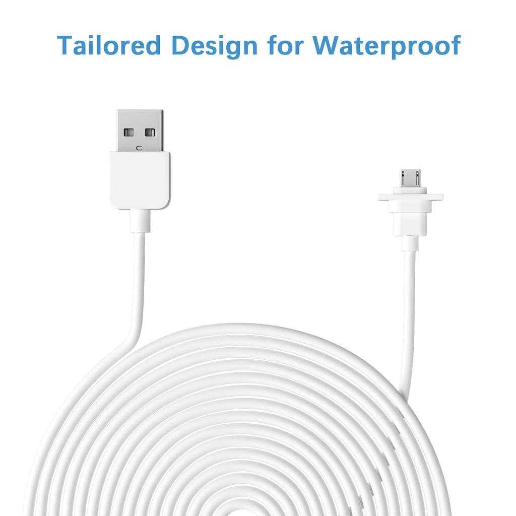 9m 29.5ft Outdoor Charging Cable Compatible with eufyCam 2C & 2C Pro ONLY Weatherproof Camera Charging Cable Clutter