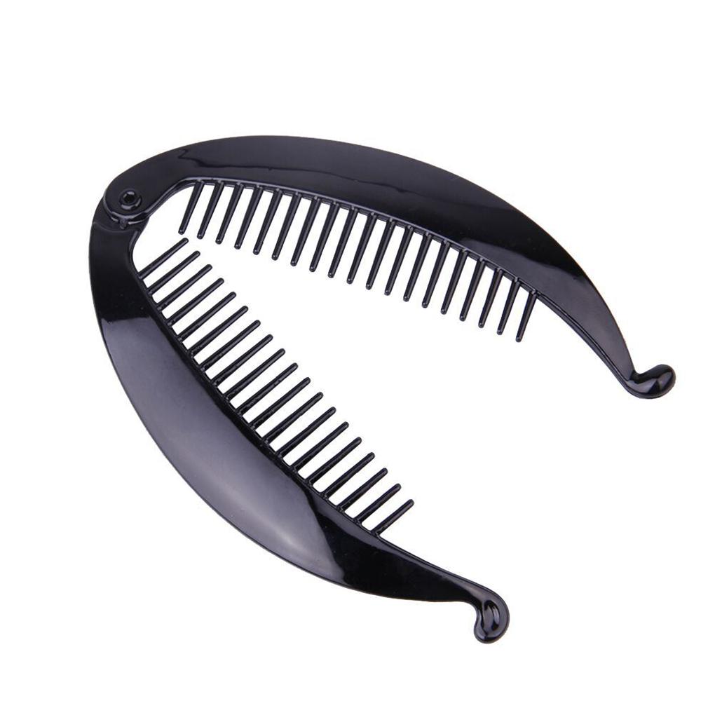 yuwqqoajv Ponytail Clip - Stylish And Versatile Hair Accessory With Wide Range Of Specifications Making Multifunctional, Bright black, medium