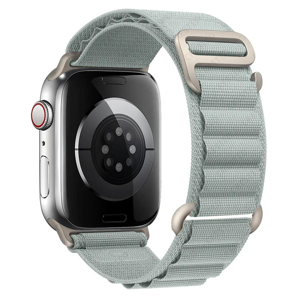 Alpine Strap for Apple Watch Bands 44mm 40mm 49mm 45mm 41mm 38 42mm Nylon Bracelet Iwatch Ultra 2Series 10 9 3 4 5 6 7 8 SE Band