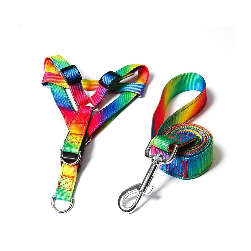 Hundeleine Haustierleine Bunte Hundeleine Hundekette Weste Brustgurt Kleine und Mittelgroße Hundeleine