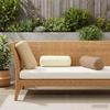 Cushion Cover 2 pcs HEERLEN Beige Ø 15 x 40 cm Polyester
