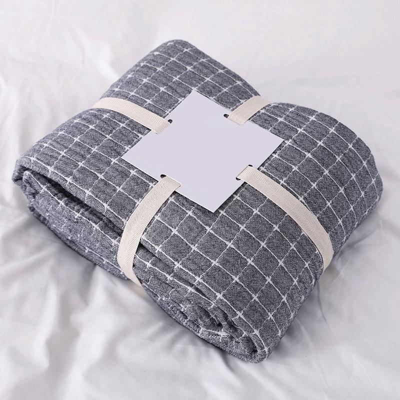 Five-Layer Pure Cotton Gauze Towel Blanket - Lightweight Summer Cover for Adults