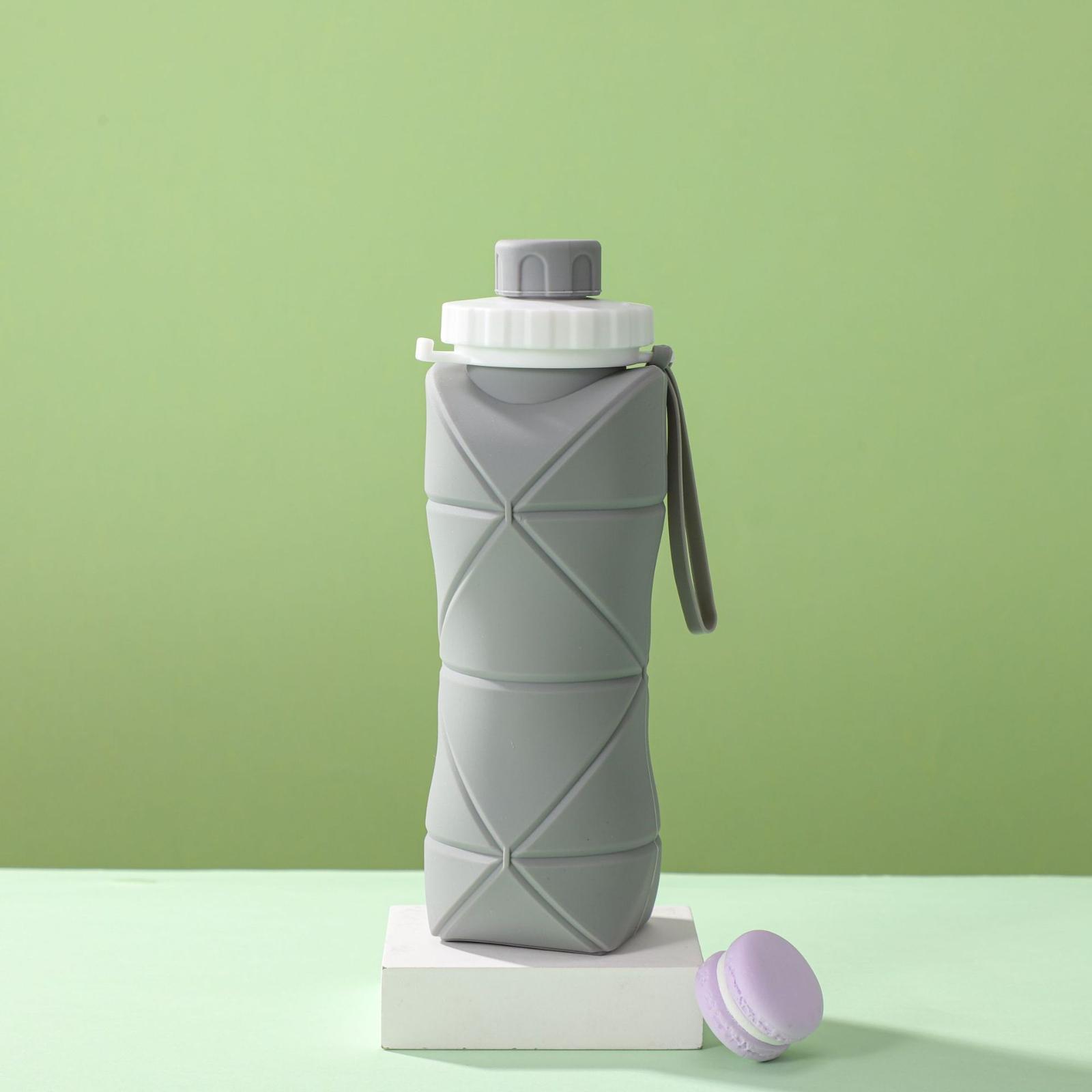 

Креативна силіконова складана чашка для води, Пляшка для води для спорту на відкритому повітрі, Дорожня чашка для води великої місткості, Силіконова складана чашка, Чашка для кави One Size