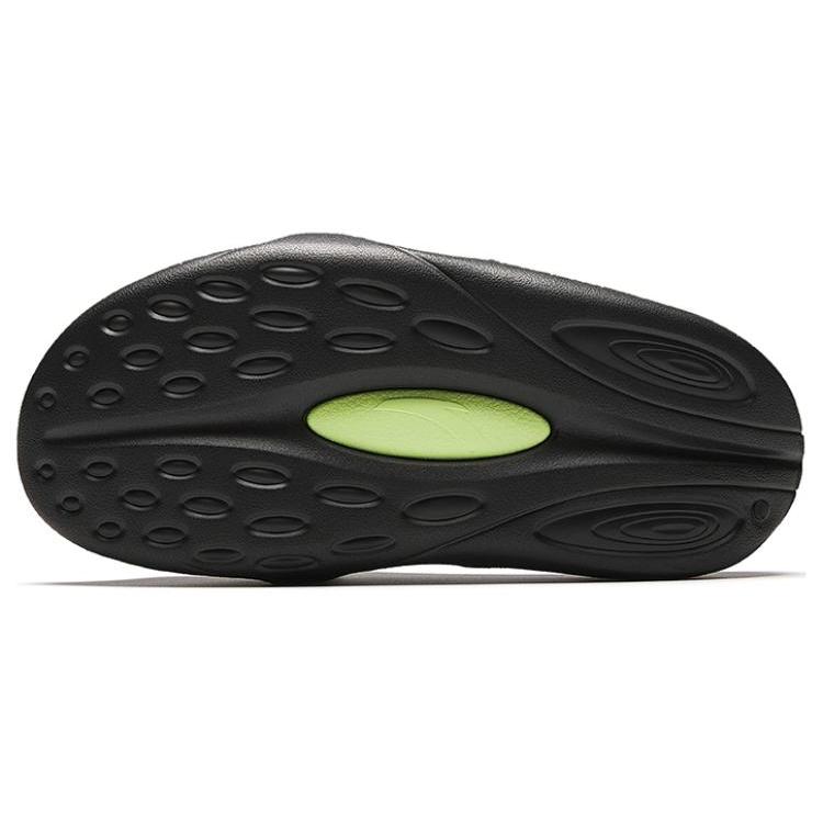 Anta Pool Shadow Slide Slippers Men's Black Green 112438519-4