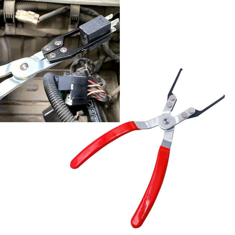 1pc Car Multifunctional Relay Hand Puller Removal Pliers Engine Fuse Quick Disassembly Clamp Tool Auto Repair Accessories