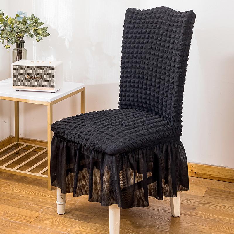 High-elastic Chair Covers Dining Room Soft Skin-friendly Breathable Wedding Decor Lace Universal Seat Covers