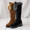 Women's Shoes Boots  Snow Boots Winter Boots Thick Suede Boots Over The Knee High Boots Thick Heels