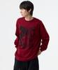 Nasttingijeubeleoldaenmi Vintage Artwork Long Sleeve_Burgundy