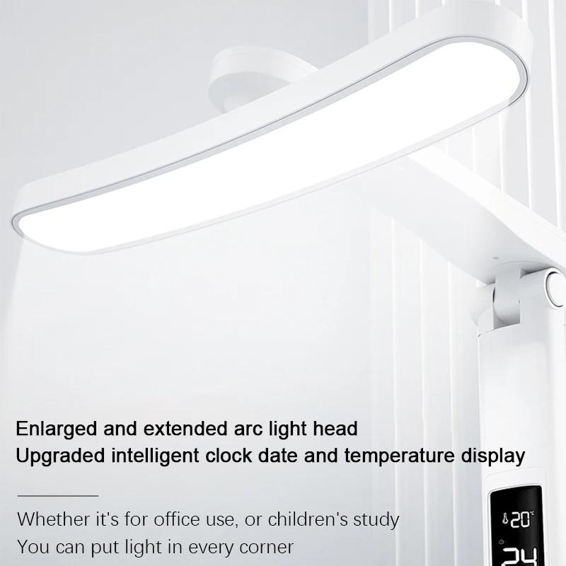 Hodiny LED Stolní lampa USB dobíjecí Stmívatelné Stolní světla Skládací Ochrana očí Stolní Pracovní stůl  Čtení  Noční světlo  Lampy