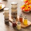 Mini Portable Seasoning Squeeze Bottles for Jam Sauces and Barbecue Seasonings Airtight Lids Kitchen Storage Kitchen Tool
