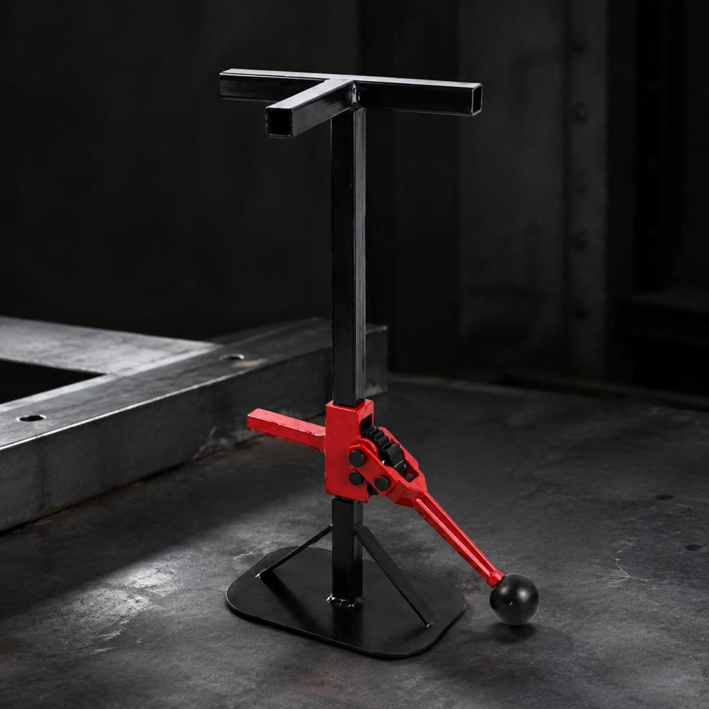 Repair Tricycle Lift Maintenance Jack with Ratcheting Lever Stable Service