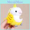 Chaveiro de Brinquedo de Pássaro de Pelúcia Curta Com Material Durável Para Decoração de Mochila