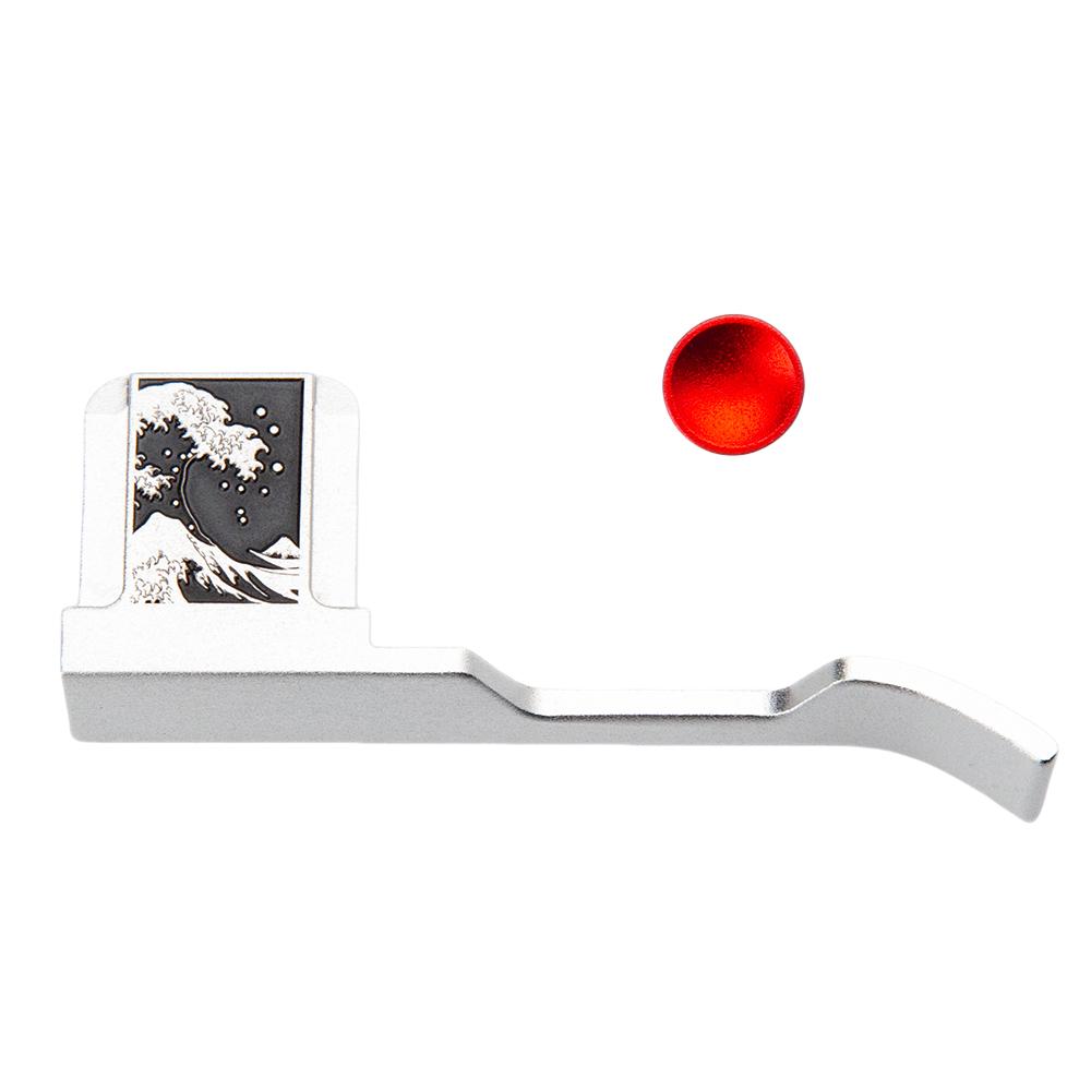 Metal Thumb Up Grip Shutter Button Kit Soft Release Button Hot Shoe Cover for Fuji X100V X100F X100T X100VI Camera Accessories