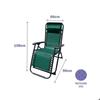 Folding Chair - MARBUENO - Marbueno Model - Green Metal - Foldable - 90 X 108 X 66 Cm