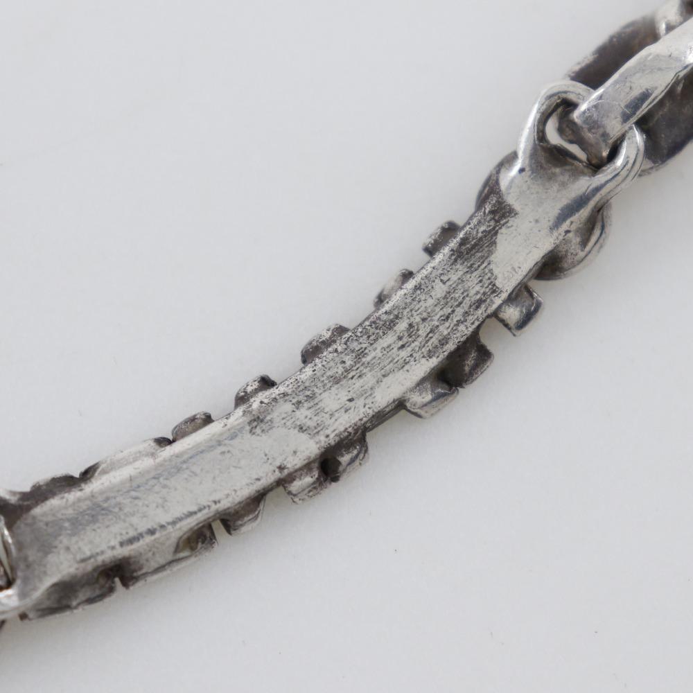 CHANEL Logo COCO Mark Necklace metallic 50g Women Used