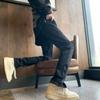 High Street Jeans Spring And Autumn Men's Premium Zipper Trousers