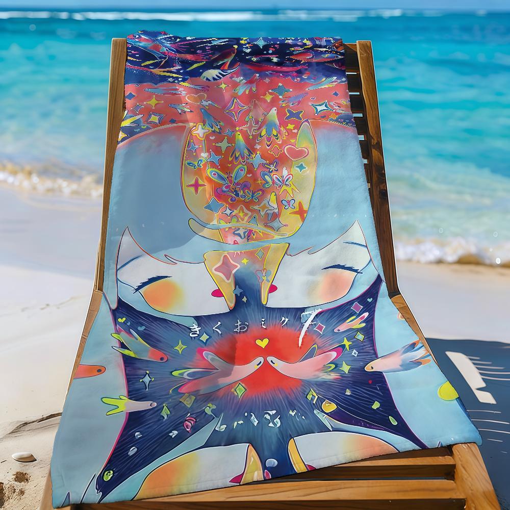 Singer K-Kikuo Towel Sports Quick Dry Travel Camping Gear Sandproof Soft Light Large Beach Towel