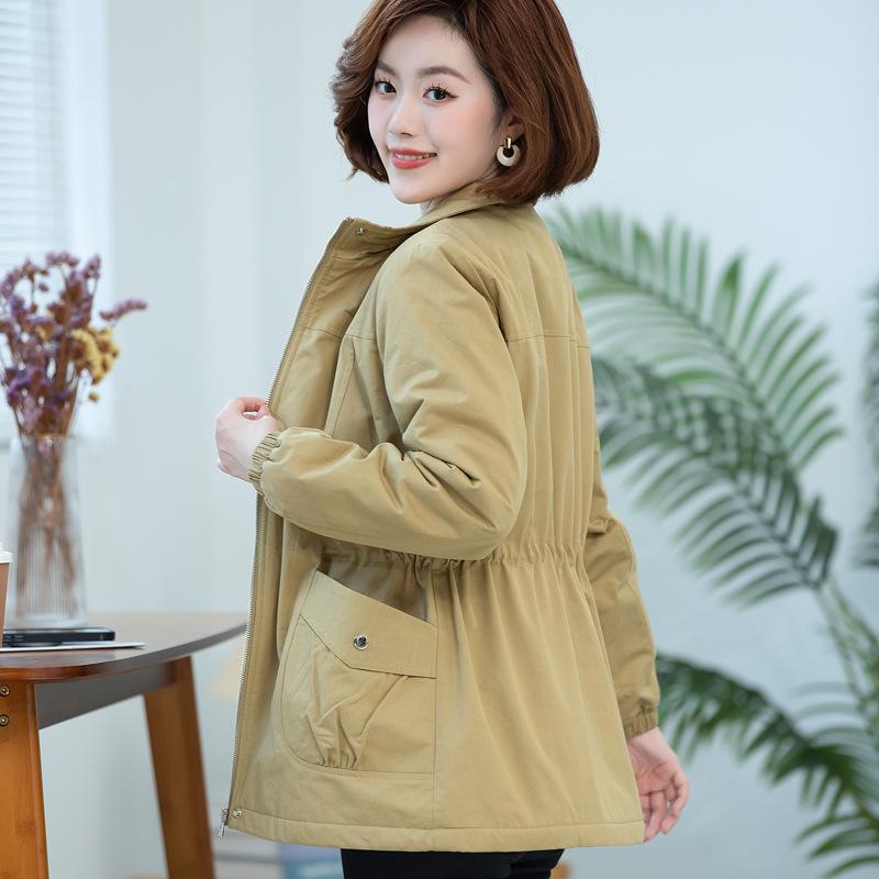 Women's Short Fashion Hooded Coat - 2025 Autumn/Winter, Plus Size, Loose Casual Thickened Jacket