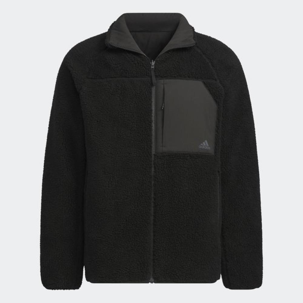 

Мужская спортивная куртка Adidas Galleria Sherpa Reversible Padded BLACK/AL
