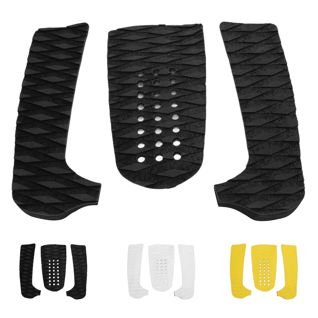 3PCS Surfboard Deck Traction Pads Anti Slip Front EVA Grip Pads for Paddleboard Longboard Shortboard
