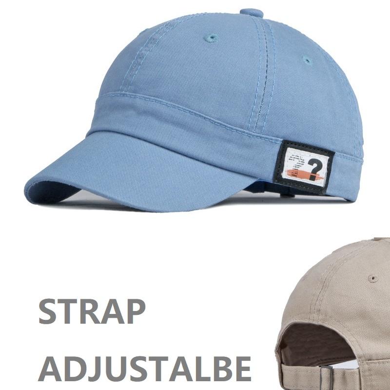 Adjustable Men and Women Sun Hat Breathable Short Brim Baseball Cap