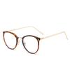 Anti-blue Light Glasses Round Metal Eyewear Women Men High Quality Eyeglasses Blue Light Blocking Man Lady Computer Eyeglasses