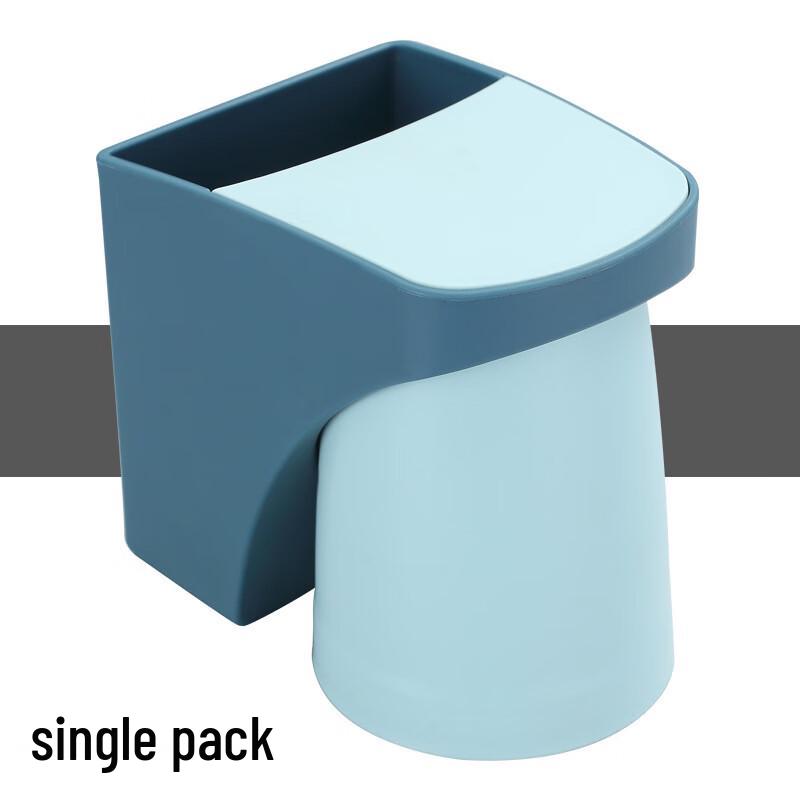 GOWKE No-Drill Wall-Mounted Toothbrush Holder