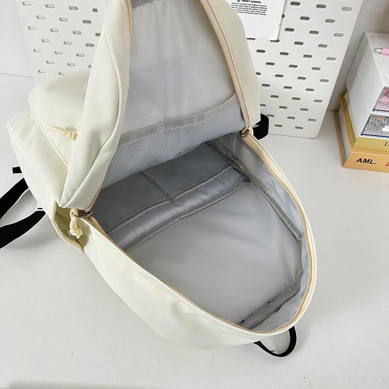 School bag new school bag female ins campus simple and lightweight backpack Korean version versatile Mori high school student backpack
