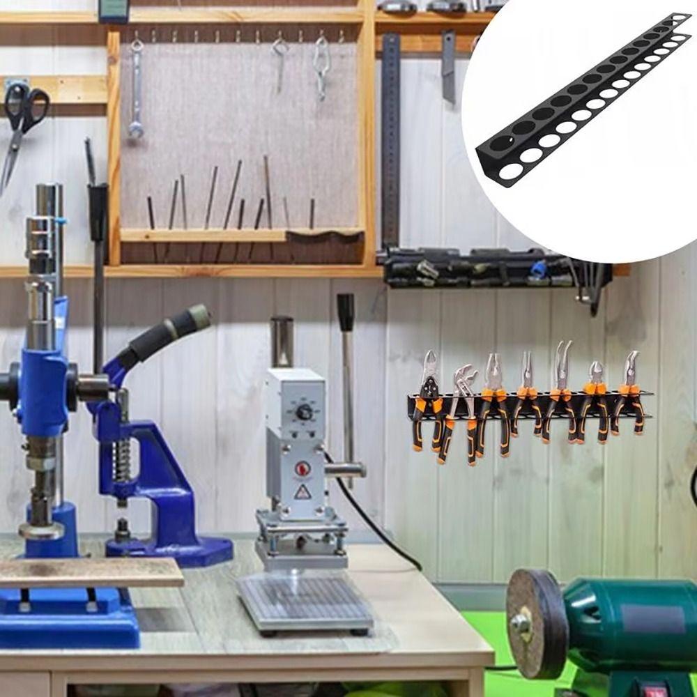 1Pcs Workshop Accessory Pliers Holder Hammer Plier Tool Storage Organizer Screwdriver Wall Rack