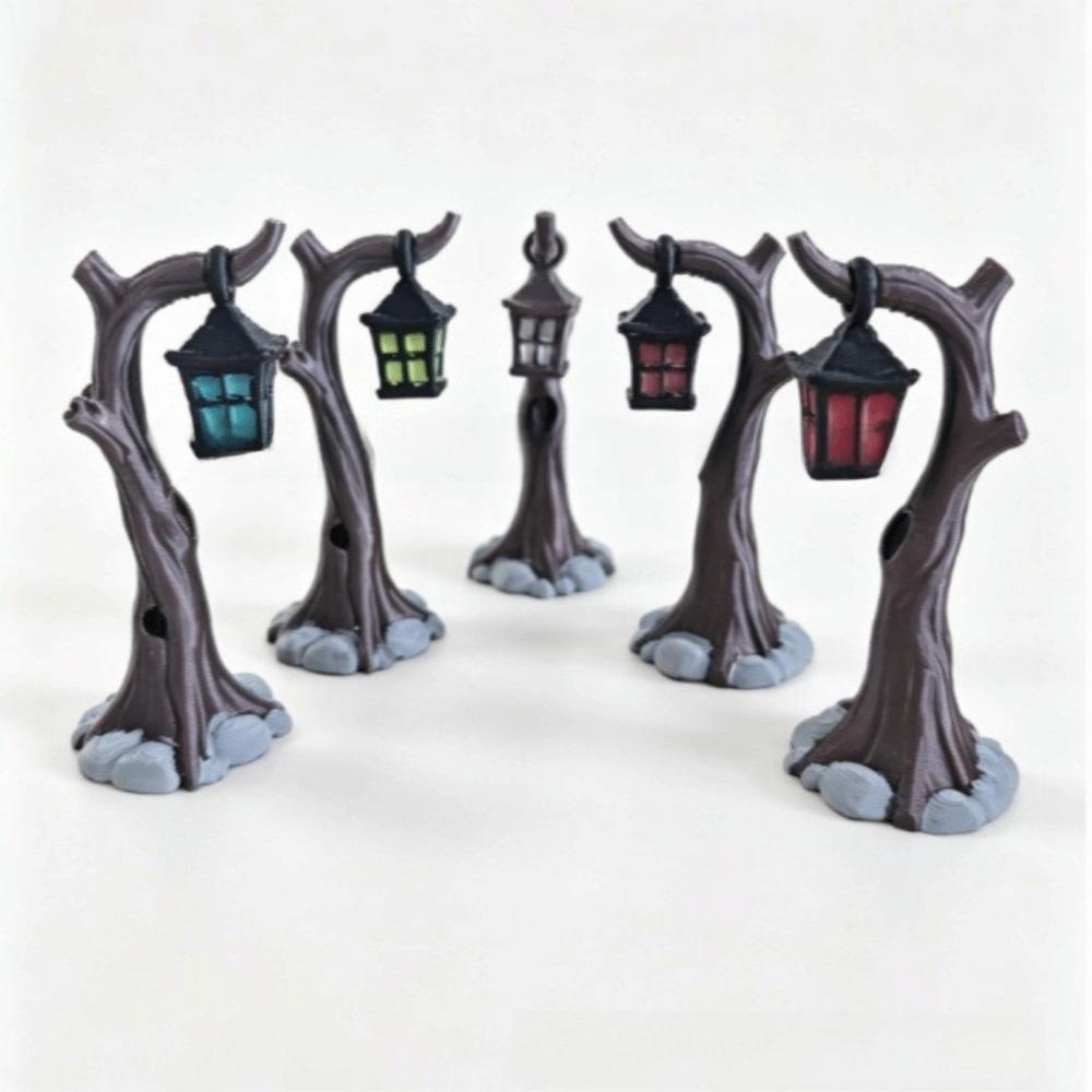 Retro Micro Landscape Ornaments Dollhouse Statue Miniature Desk Ornament Handmade Enthusiasts